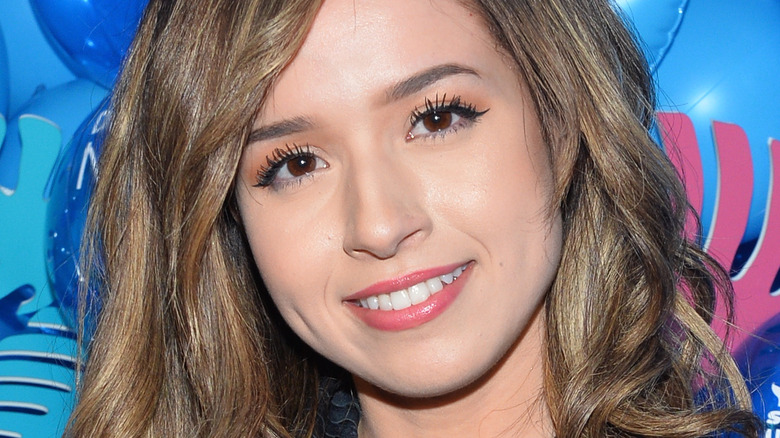 Pokimane closeup outside