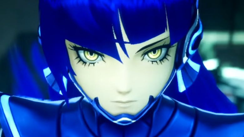 Nahobino from Shin Megami Tensei V frowning