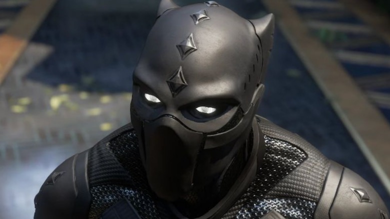 Black Panther head tilted