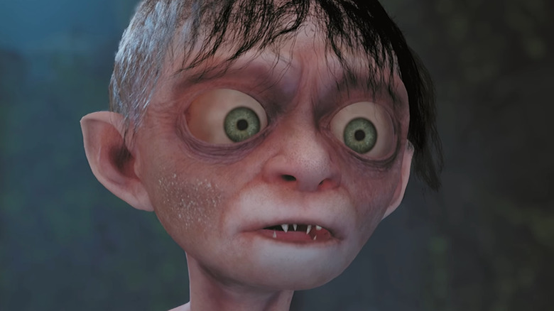 Gollum in the new Lord of the Rings game has more hair than in the