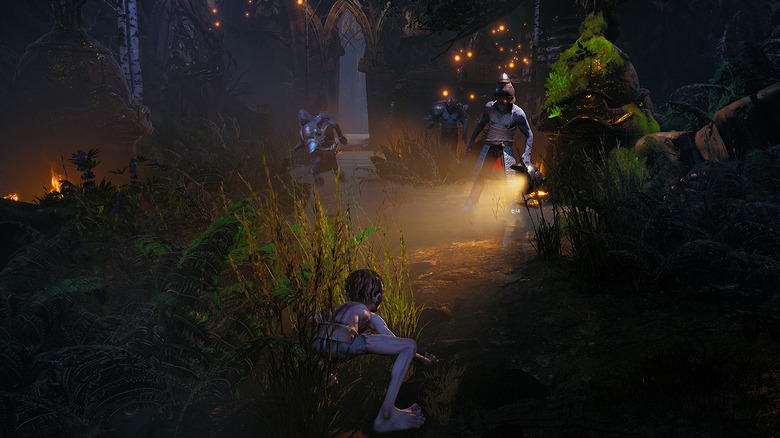 Gollum sneaking