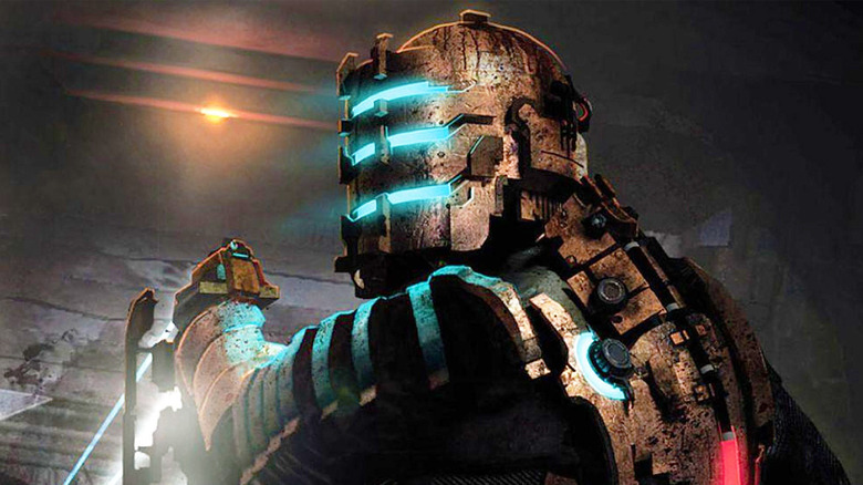 Dead Space main character close up