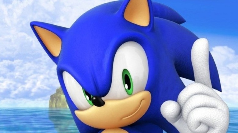 Sonic 4 pose