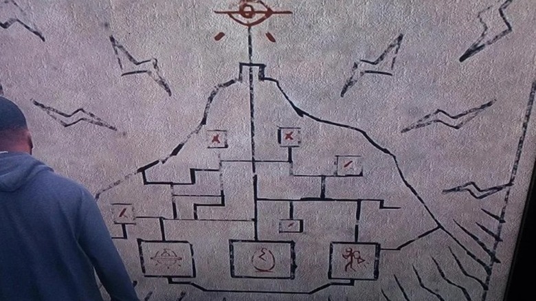 desenho misterioso no Mount Chiliad