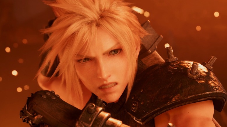 Final Fantasy 7 Remake Cloud cutscene