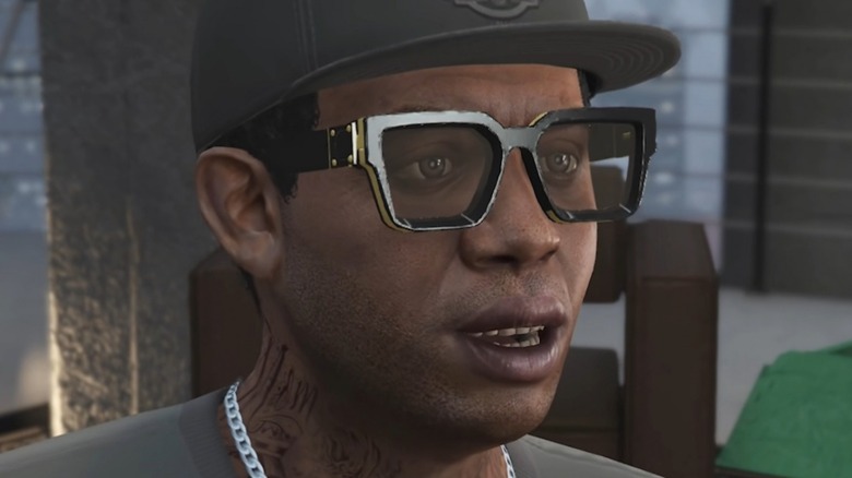 GTA 5 Lamar wearing glasses