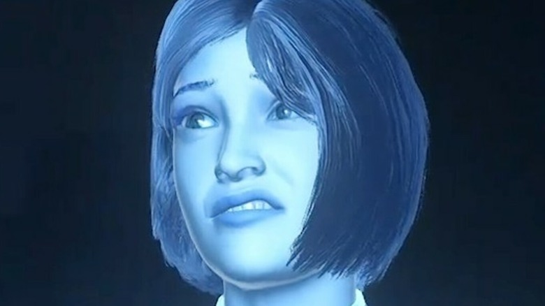 Cortana making a face