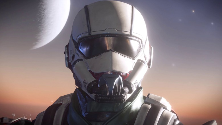 Helldiver white helmet