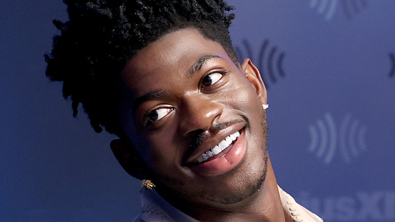 Lil Nas X smiles