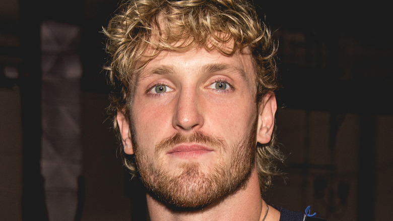 Logan Paul looking pensively at camera 