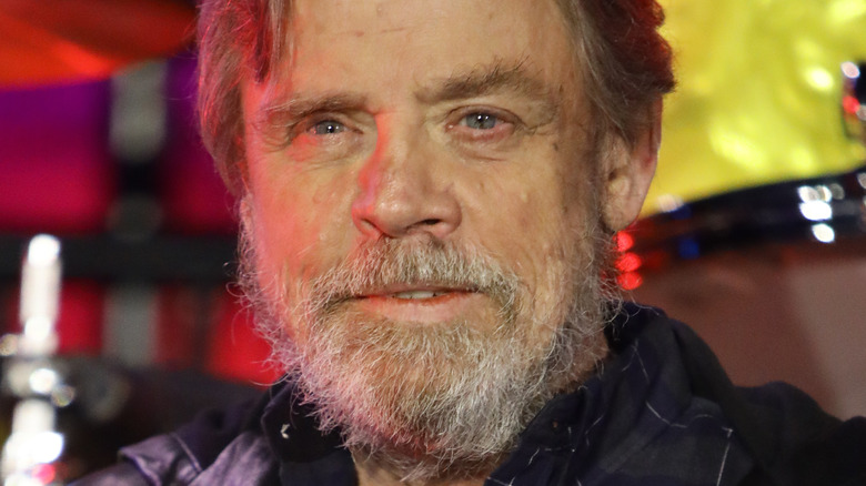 Mark Hamill looking at the viewer at a Make a Wish event