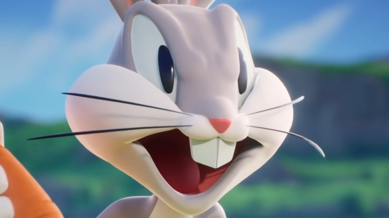 Bugs Bunny holding carrot in Multiversus