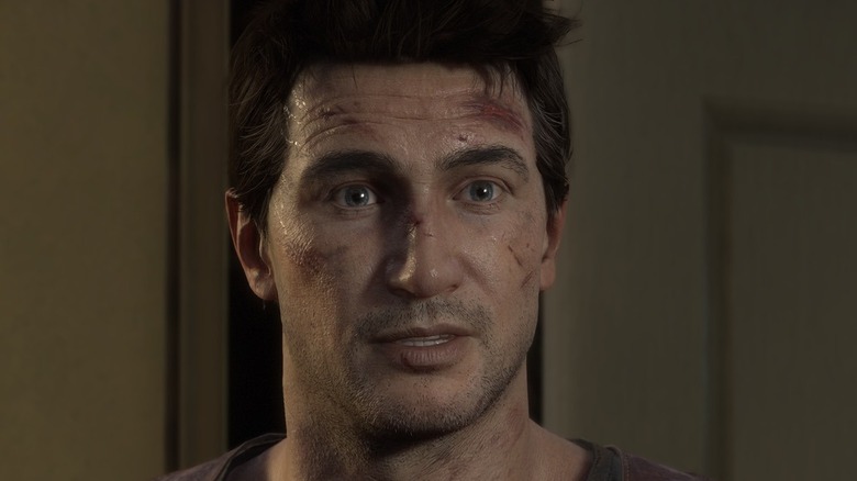 Nathan Drake surprised in Uncharted 4