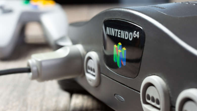 N64 console closeup