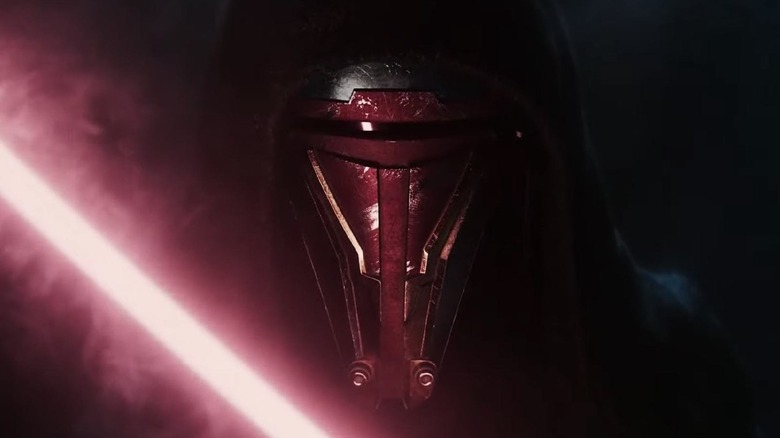 Darth Revan with lightsaber