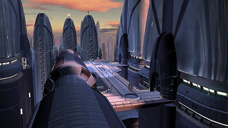 Taris city overhead view
