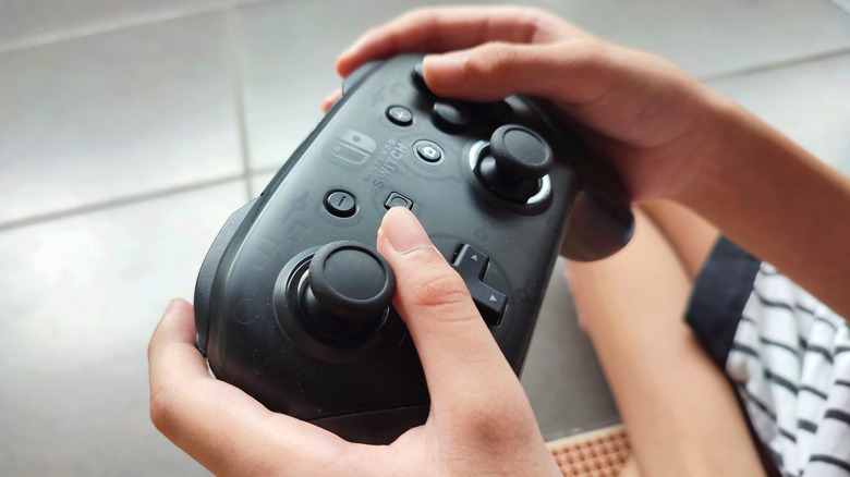 Playing Switch controller