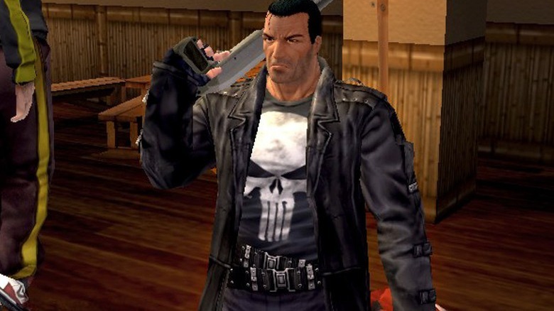 Frank Castle holding shotgun