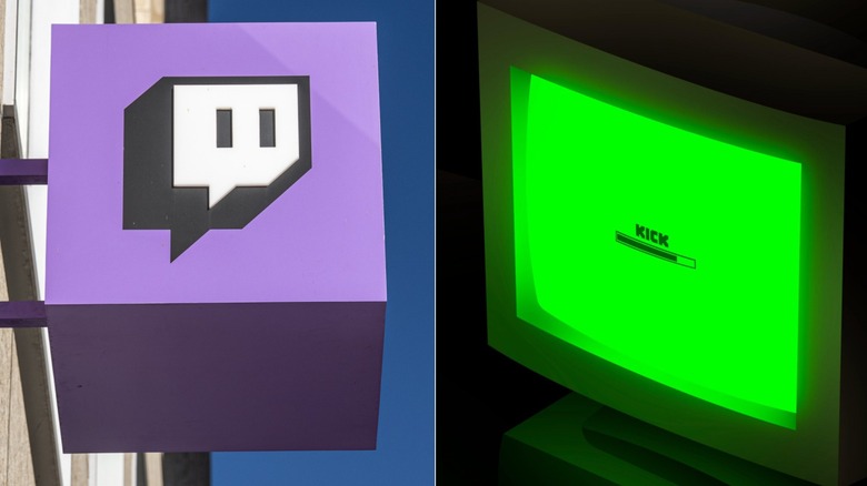 Twitch HQ and Kick logo