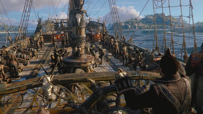Skull & Bones Pirate Ship Full Speed Ahead