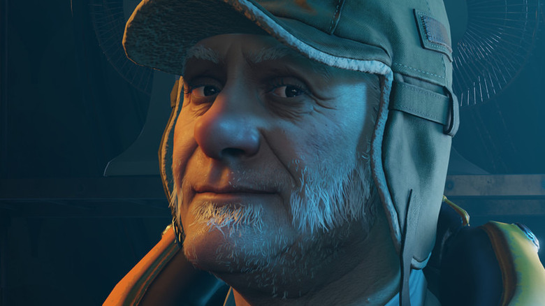 old man with bomber hat from half-life alyx