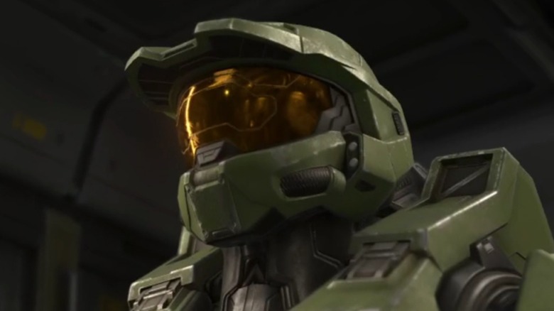 Master Chief in ship