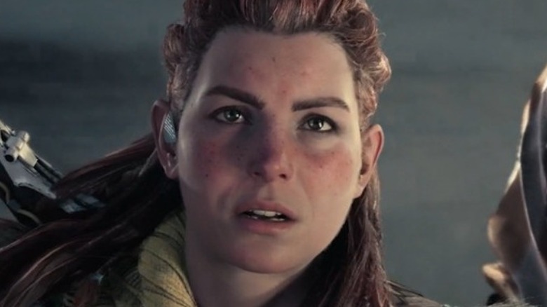 Aloy looks concerned