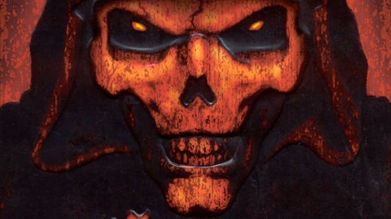 Skull on Diablo 2 cover