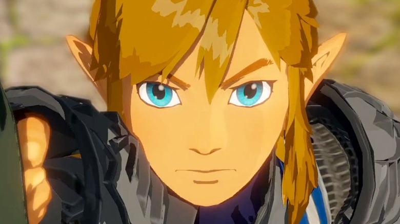 Link wearing armor