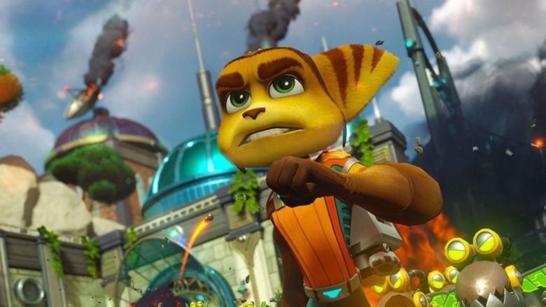 Ratchet looking angry