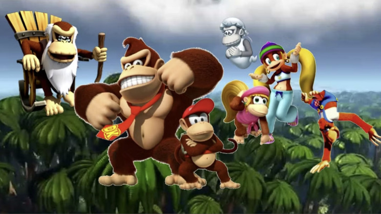 Donkey Kong and family