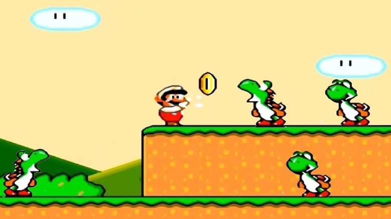 Mario kills Yoshi