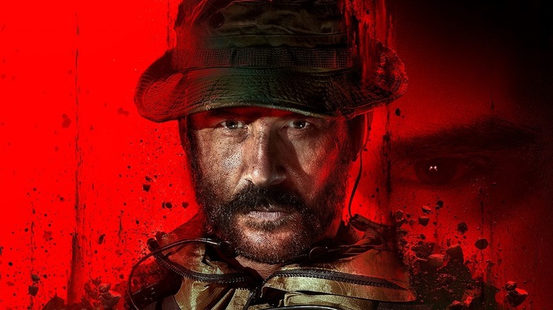 Captain Price with red background