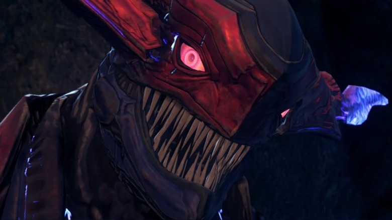 Mysterious Enemy smiling