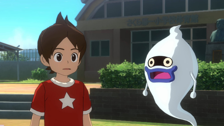 Yokai Watch protagonist and Whisper