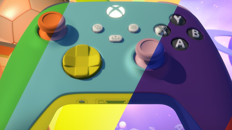 Xbox Design Lab rainbow Controller 
