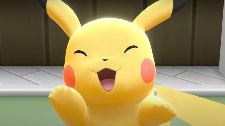 Pikachu happy