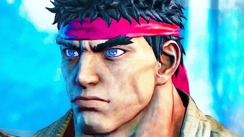 Ryu SF5 blue eyes