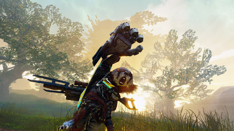 Biomutant animal with claw