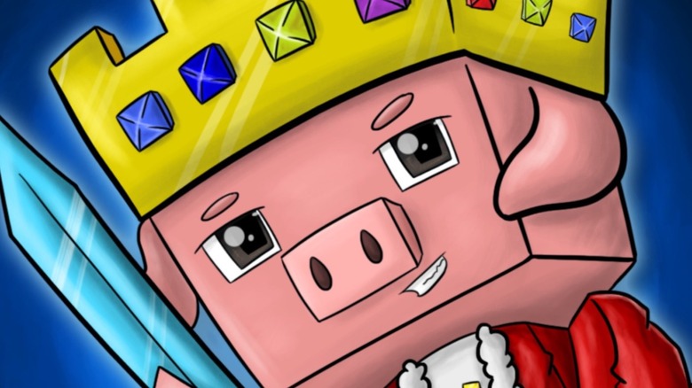 Technoblade king pig minecraft avatar