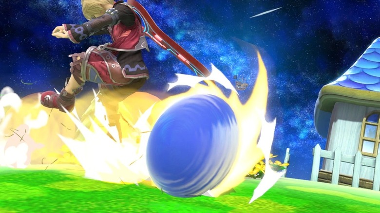 Super Smash Bros. Ultimate Sonic rolls
