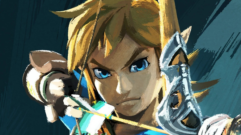 Link nocks an ancient arrow