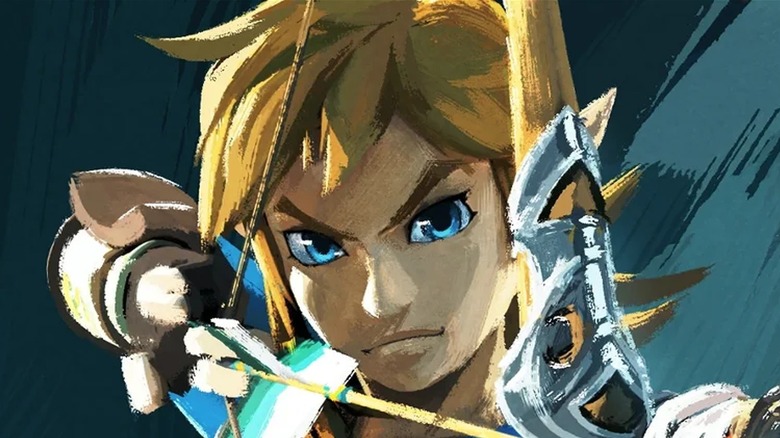 Link draws bow