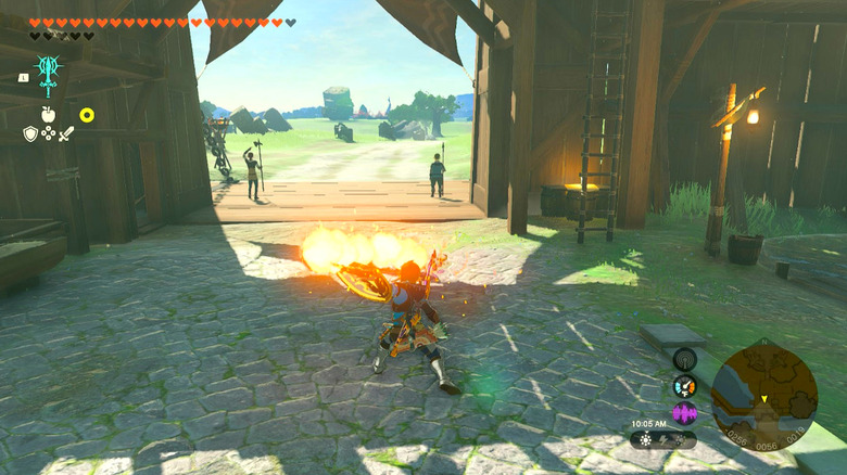 Link fire shield bash