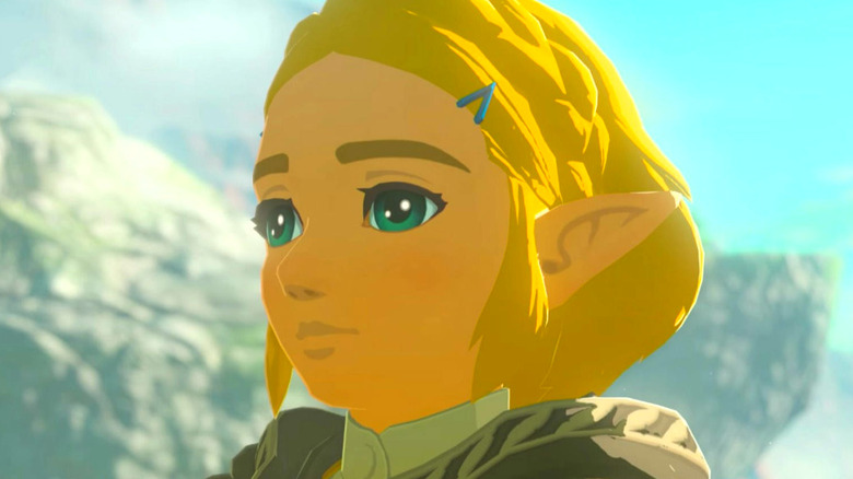 Princess Zelda contemplating