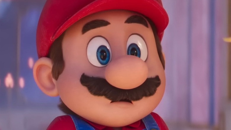 Mario looking shocked