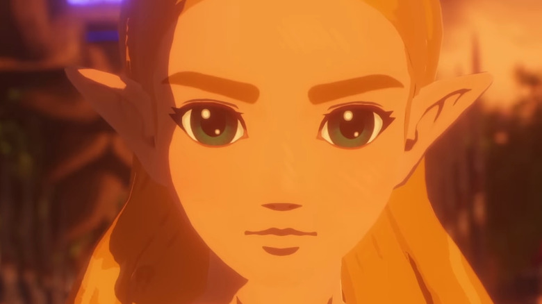 Age of Calamity Zelda closeup