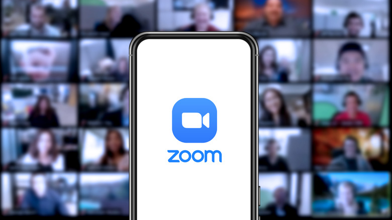 Zoom meeting on phone